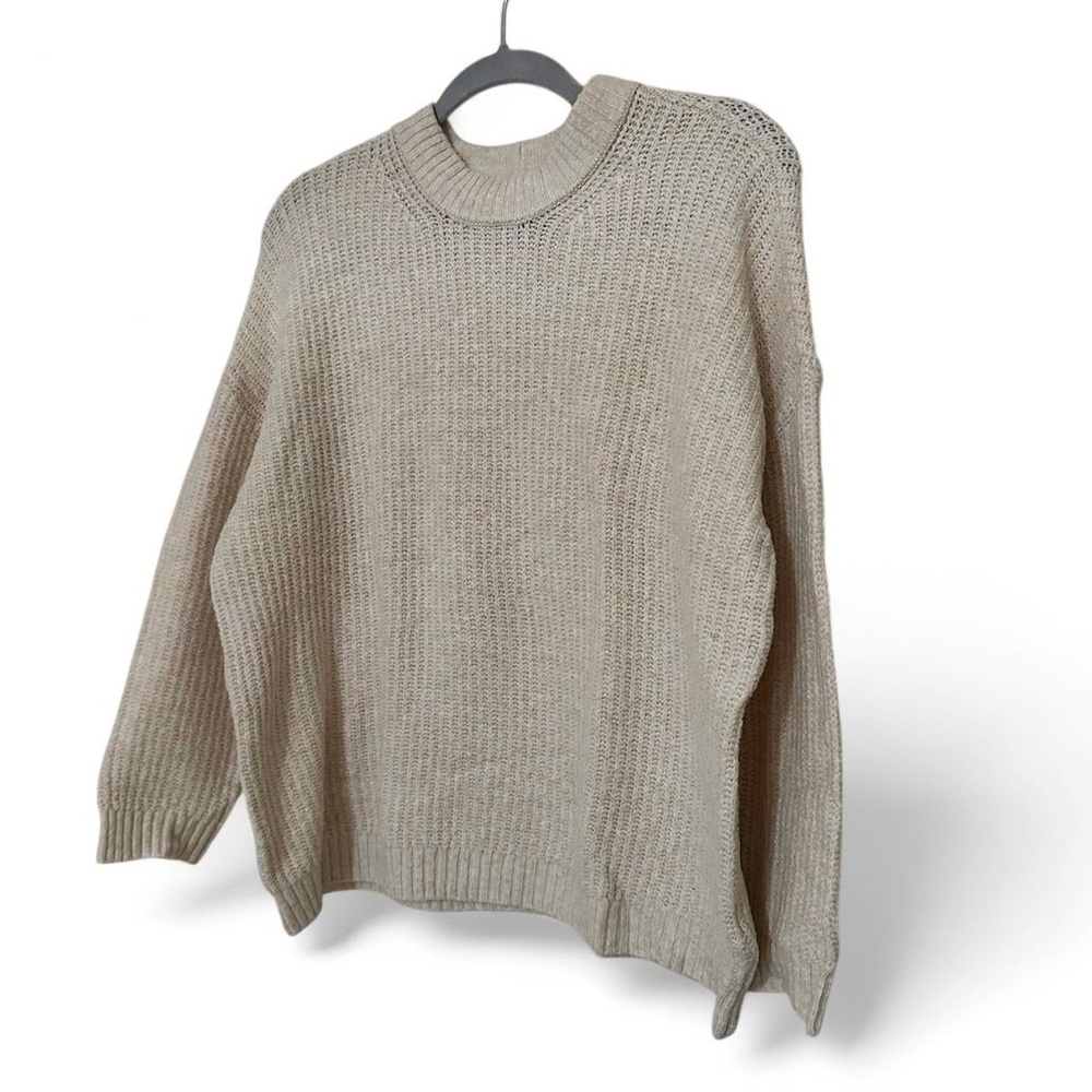 Beige knit sweater